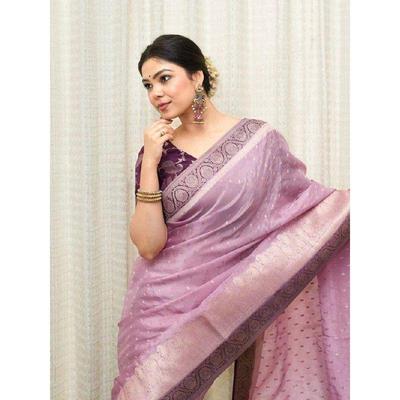 Beautiful Rich Pallu & Jacquard Work On All Over the Saree