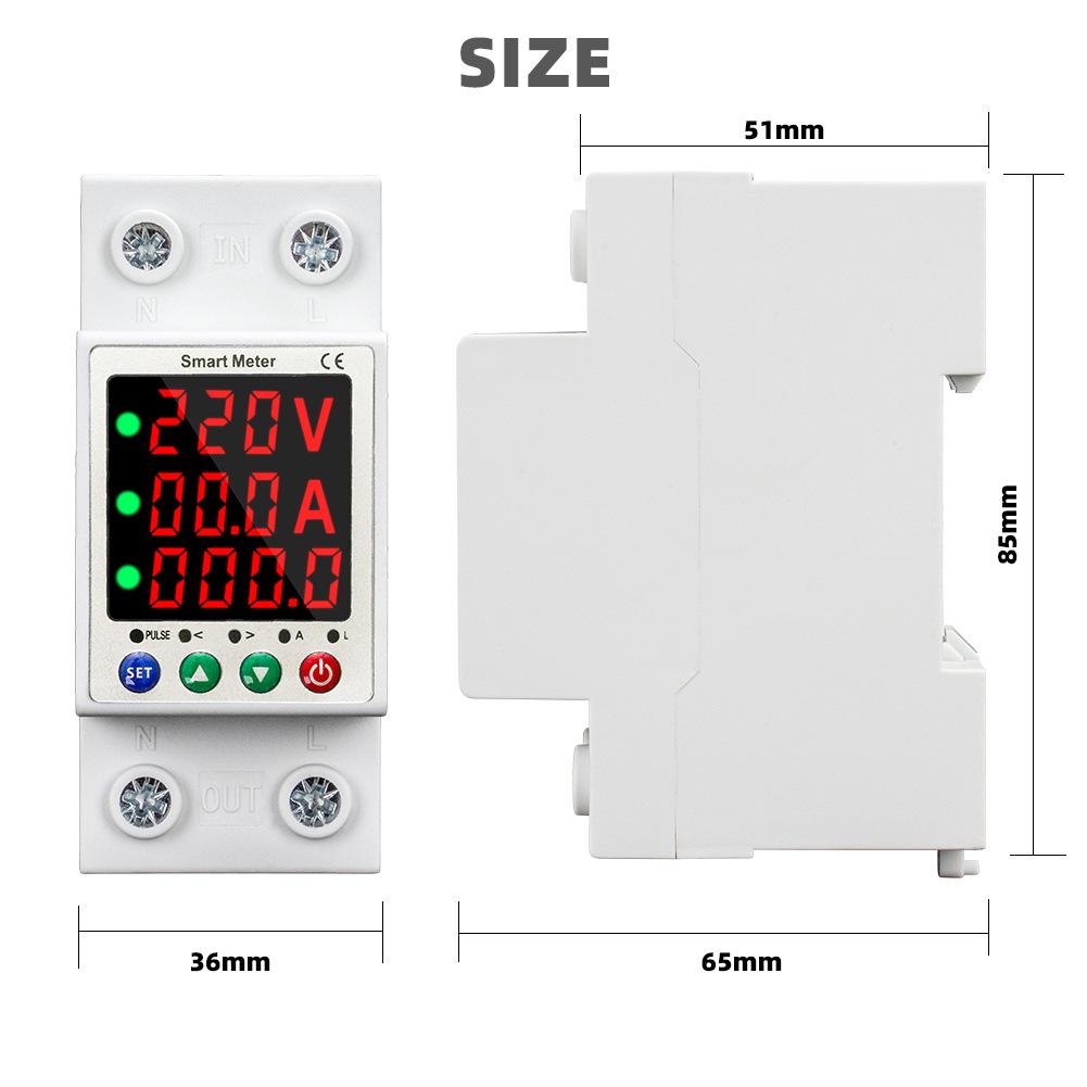 

Automatic Reclosure or NaIntelligent Metering Brker LCD Display Reclosing Overload Overvoltage Undervoltage Current Limiting ions