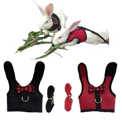 Small Animal Stretchy Safety Protection Ferrets Prevent Escape Bunny Leash Rabbit Leash Rabbit Vest Rabbit Harness