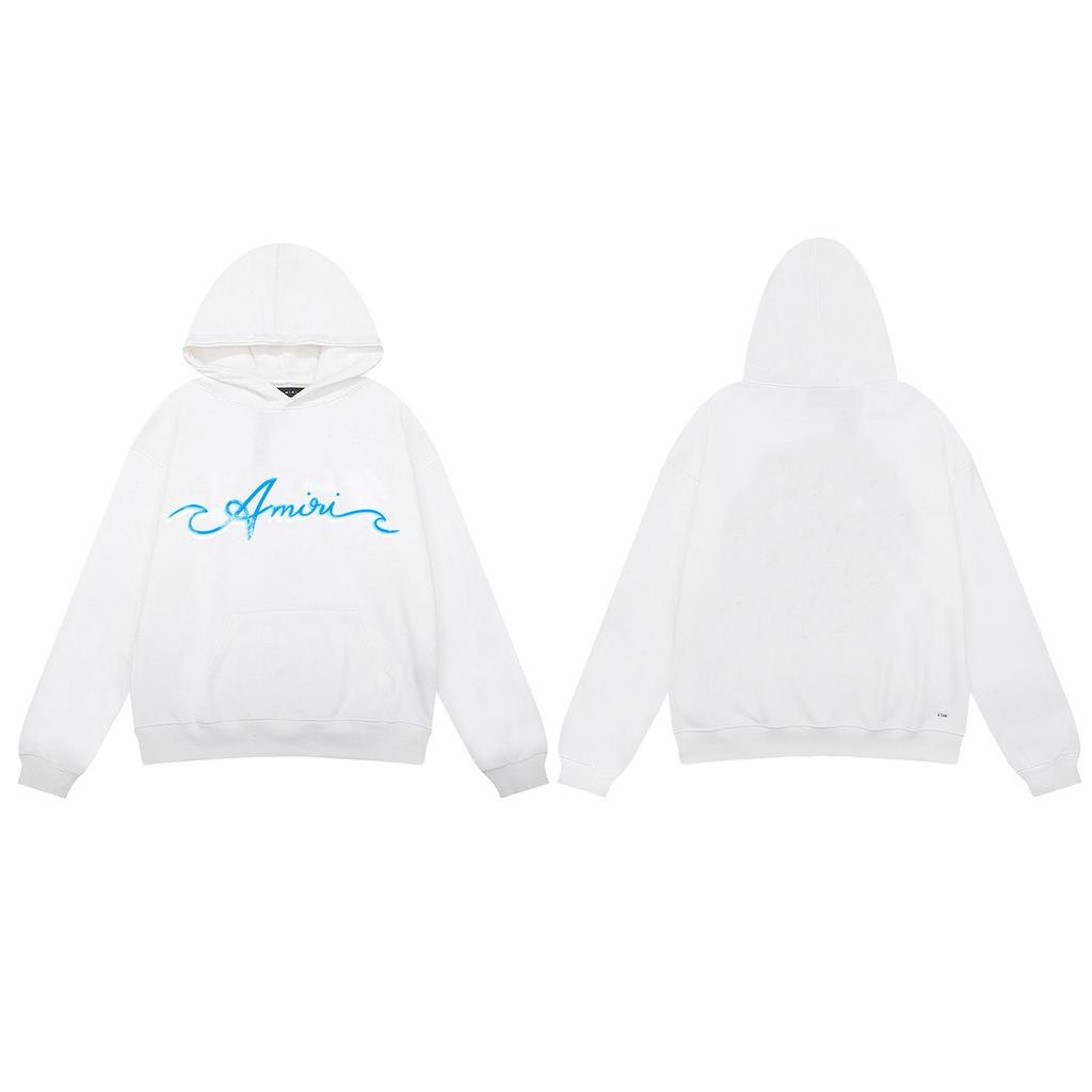 25S Trendy Brand Heavyweight Cotton Terry Hoodie with Letter Print