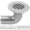   Boat Floor Drain 316 Stainless Steel Marine 90 Degree Boat Floor Deck Water Drain