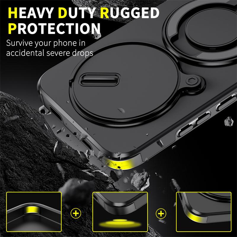 For Google Pixel 10 9 Pro XL 10Pro 10A Armor Magnetic Ring Bracket Case For Pixel 9A 8A 7 Pixel10 Pro Slide Lens Protect Cover