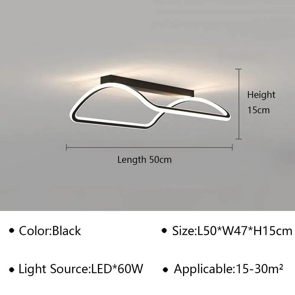 Modern LED Ceiling Lamps For Living Dining Room Balcony Bedroom Ceiling Chandelier Indoor Home Decor Lighting Fixture Luster