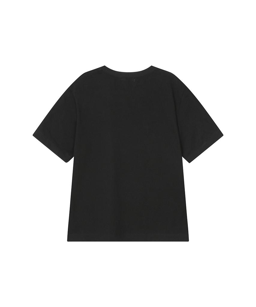 MISEKI SEOUL Chicano Lettering Short Sleeve Black