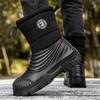 Mens Snow Boots Outdoor Comfortable High-top Waterproof Boots Fashion Non-slip Warm Men's Shoes New Rain Boots Zapatos De Hombre