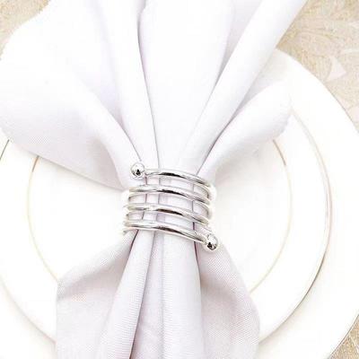 10 STÜCKE Metall Serviettenringe Modern Exquisit Serviettenhalter Für Osterdinner Familienfeiern Hochzeitsbankette Tischdekoration