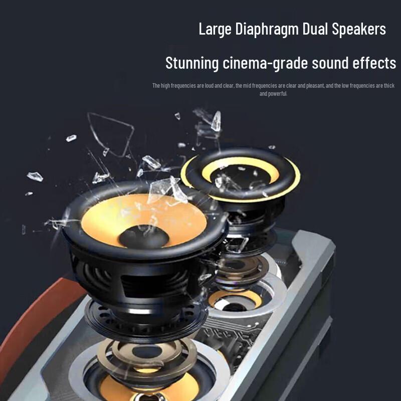 SAST T65 Wireless KTV Speaker with Dual Mics CN plug (adapter included)