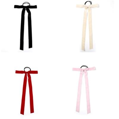 Hair Bows with Long Tail Ribbons for Women and Girls Scrunchie Hairpieces Adding a Touch of Fashion To Any Outfit