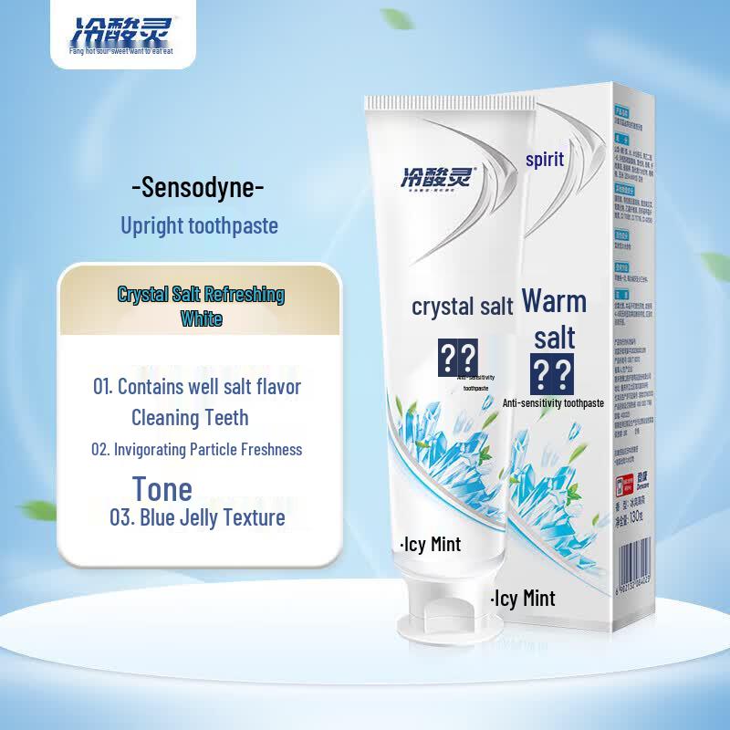Leng Suan Ling Ice Lemon Crystal Salt Fresh Breath Toothpaste