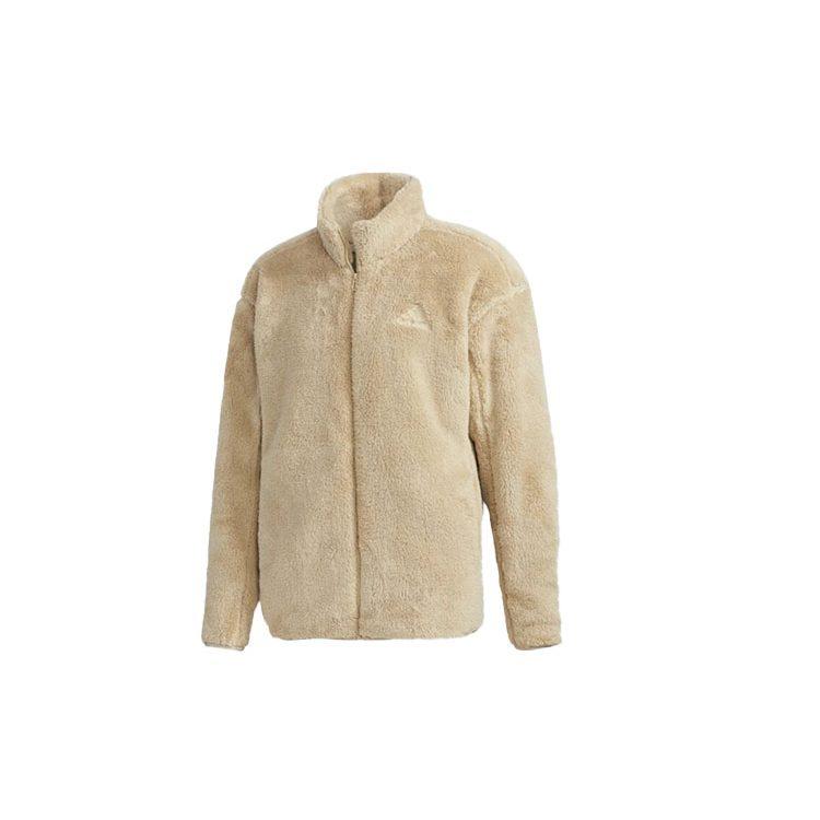 adidas Jackets Men's Brown Stand Collar Moderate Soft Shell GL7418