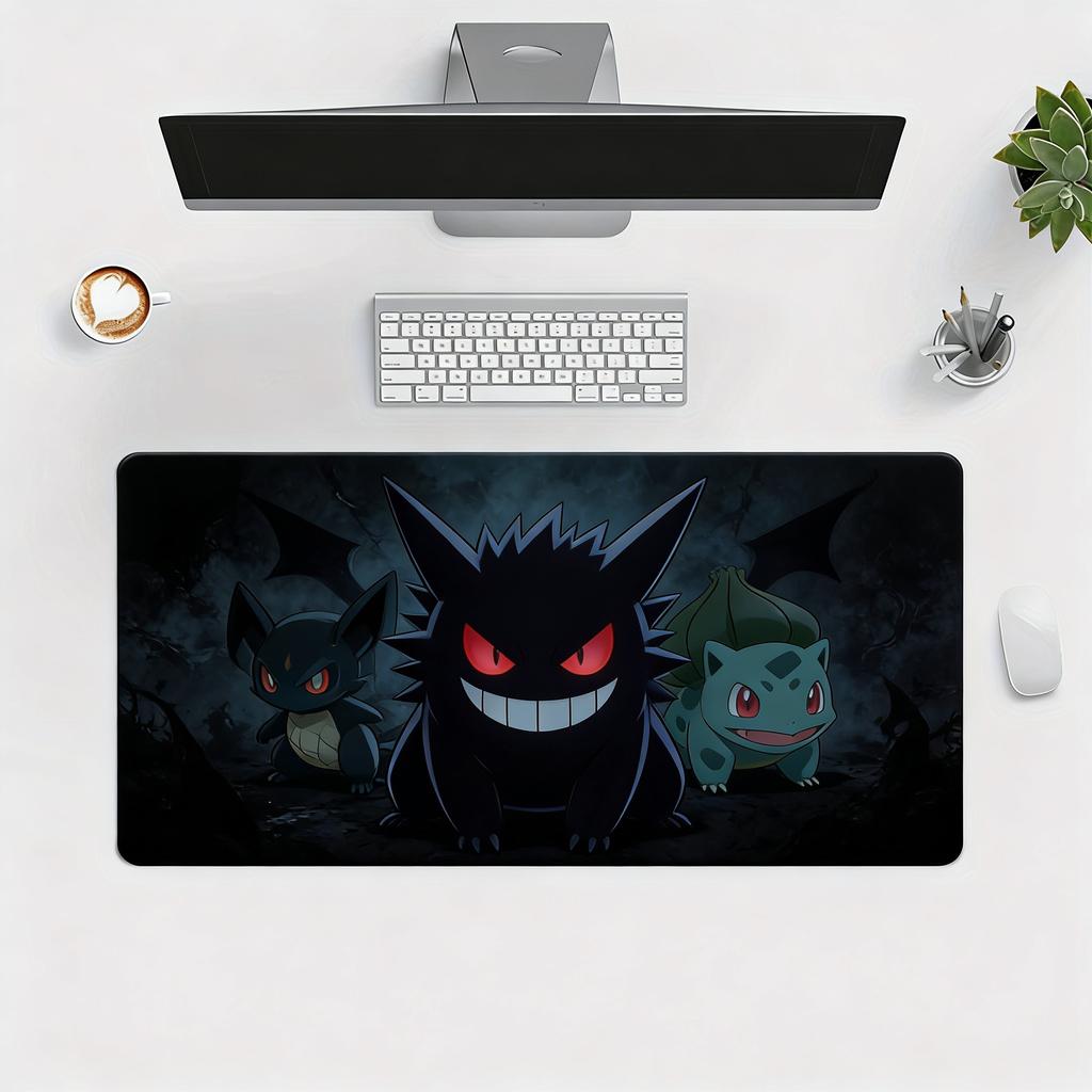 Pokemon Ash Pikachu Gohoh Anime Extended Gaming Mouse Pad Large Desk Mat