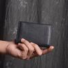 Durable Real Leather Card Holder Mens VIP Credit Cards Wallet Slim Business Card Keys Earphone Storage Small Purse