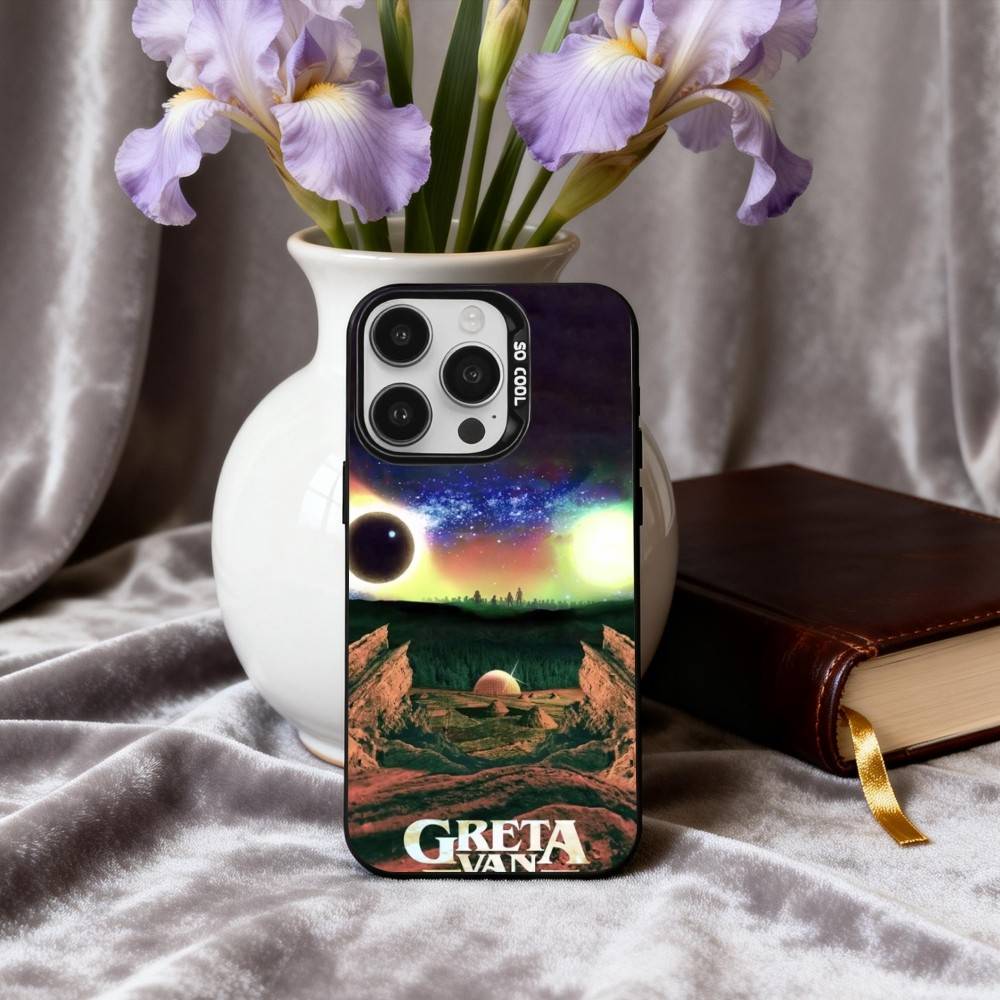 

Amazing G-Greta Van Fleet Band Phone Case For iPhone17,16,15,14,13,12,11 Plus,Pro Max Black Candy Silver Plated Cover iPhone13
