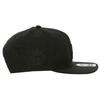 47 Cap Captain Snapback Hat SURE SHOT CAPTAIN Major League Baseball Los Angeles Dodgers All Black [47 Brand] Men's & Women's