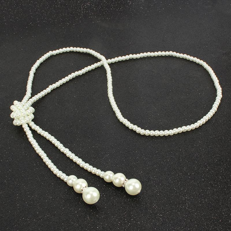 Multi-Layered Pearl Necklace Vintage Banquet Sweater Chain Pendant Accessories