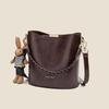YUYULA Damen Vintage Leder Schulter Crossbody Tasche