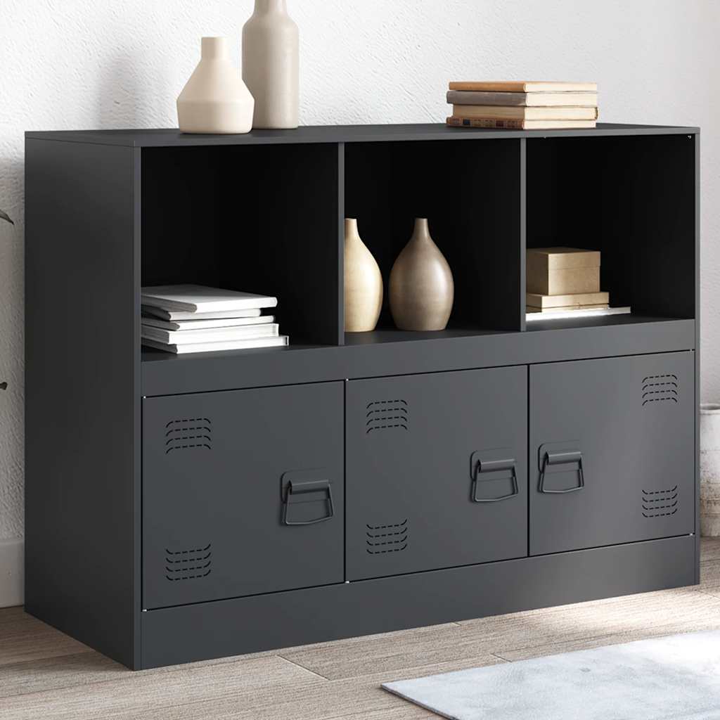 Sideboard Anthracite 99x39x73 Cm Steel