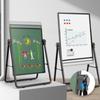 Quadro Branco Magnético Dobrável 360 Graus Quadro Branco Magnético de Pé Premium Quadro de Avisos Magnético Dupla Face Quadros de Escrita Suportes