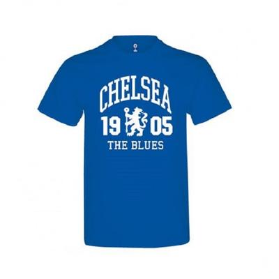 Chelsea Unisex Adults Royal Blue T Shirt With The Blues Design