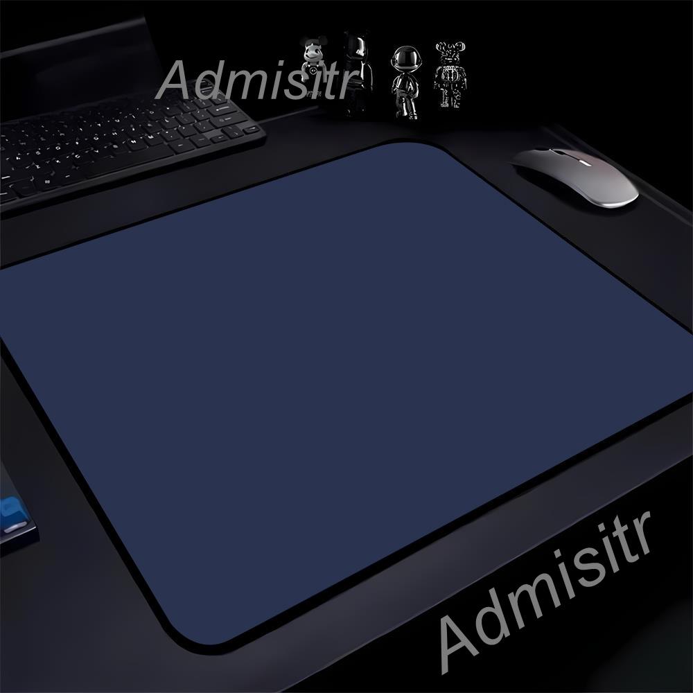 Solid Color E-Sports Mousepad Pure Black Speed Mouse Pad 45x40CM Ultrafine Surface Desk Mat Setup Gaming Decoration Pc Gamer Mat