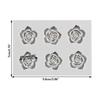 Flower Fondant Moulds Rose Flower Candy Silicone Moulds Daisy Flower Chocolate Mould Leaf Mould Cake Decorating Cupcake Gum Paste Polymer Clay Moulds