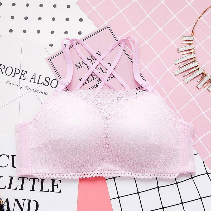 Push Up Bras For Women Solid Underwear Female Brassiere Girls Simple Bras