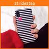 Slim Ultra Blackwhite Stripe Silicone Tpu Phone Case Cover For Iphone X 8 Plus