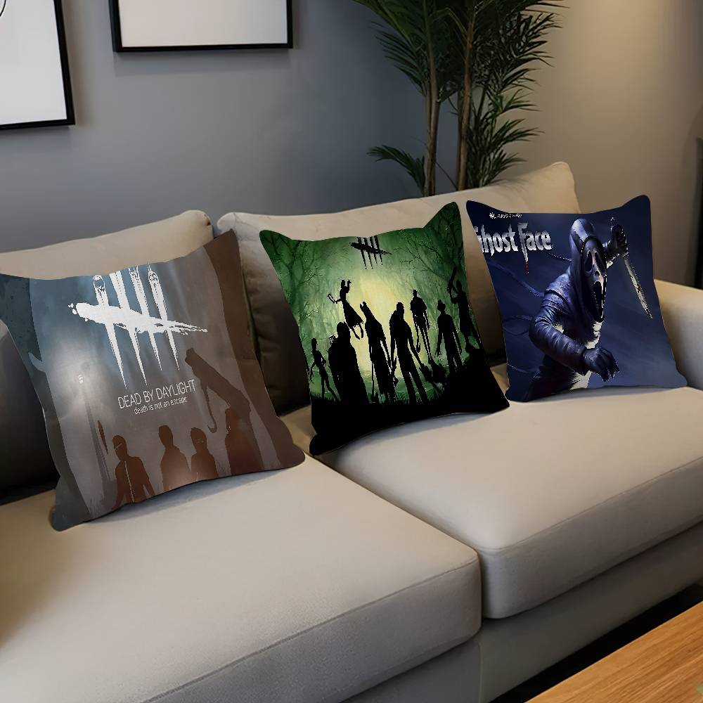 Game D-Daylight By D-Dead Pillow Covers Cartoon Sofa Decorative Home Double-sided Printing Short Plush Cute Cushion Cover