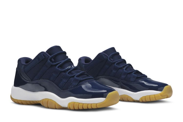 Kids' Sneakers Jordan 11 Retro Low Midnight Navy (GS) Midnight Navy/White-Light Gum Brown