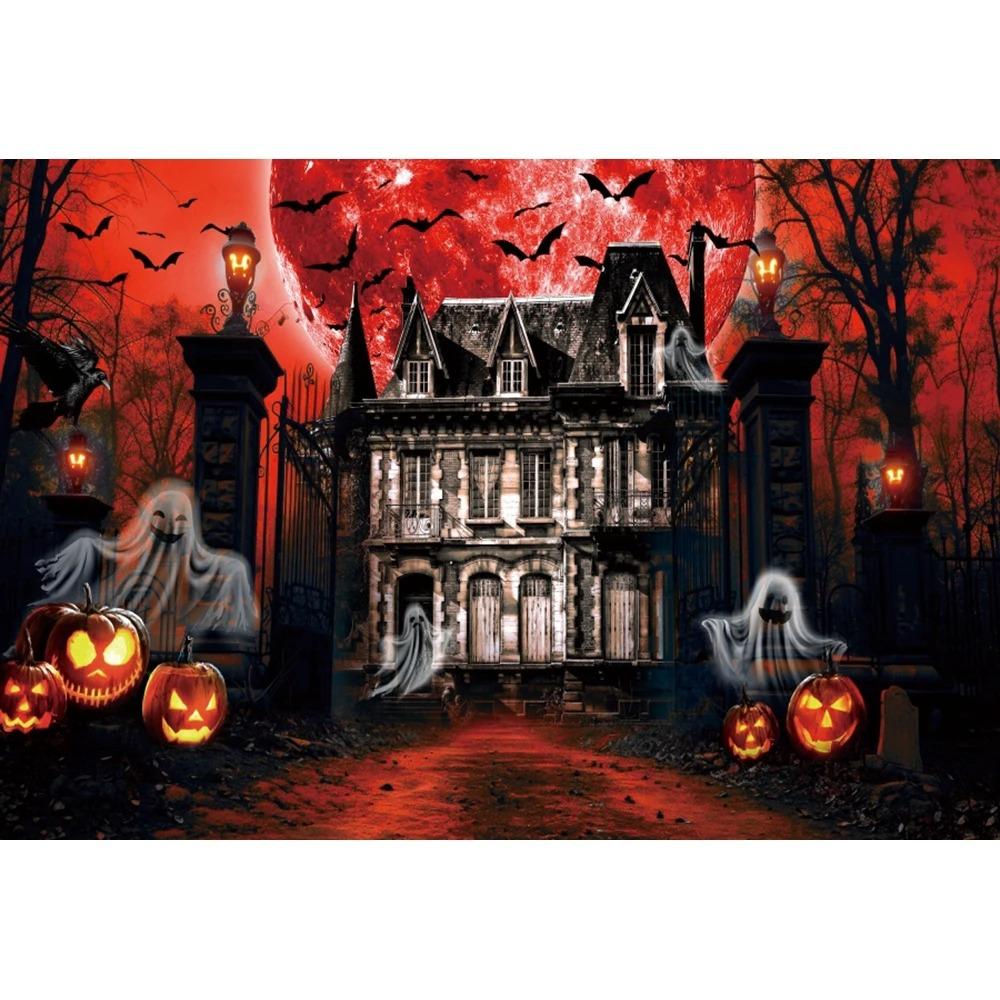 

Декоративный гобелен на Хэллоуин Красный Цирк Фотография Фон Ткань Призрак Череп Свадебная вечеринка Главная Спальня Украшения для вечеринки 100x75cm