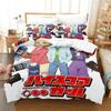 Comfortable Anime Print Duvet Cover Set With Duvet Cover And Pillowcases Single Twin Full Queen King Sizes For Adults And Kids