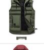 Men's Autumn/Winter Fashion Vest with Detachable Hood - Casual Cotton