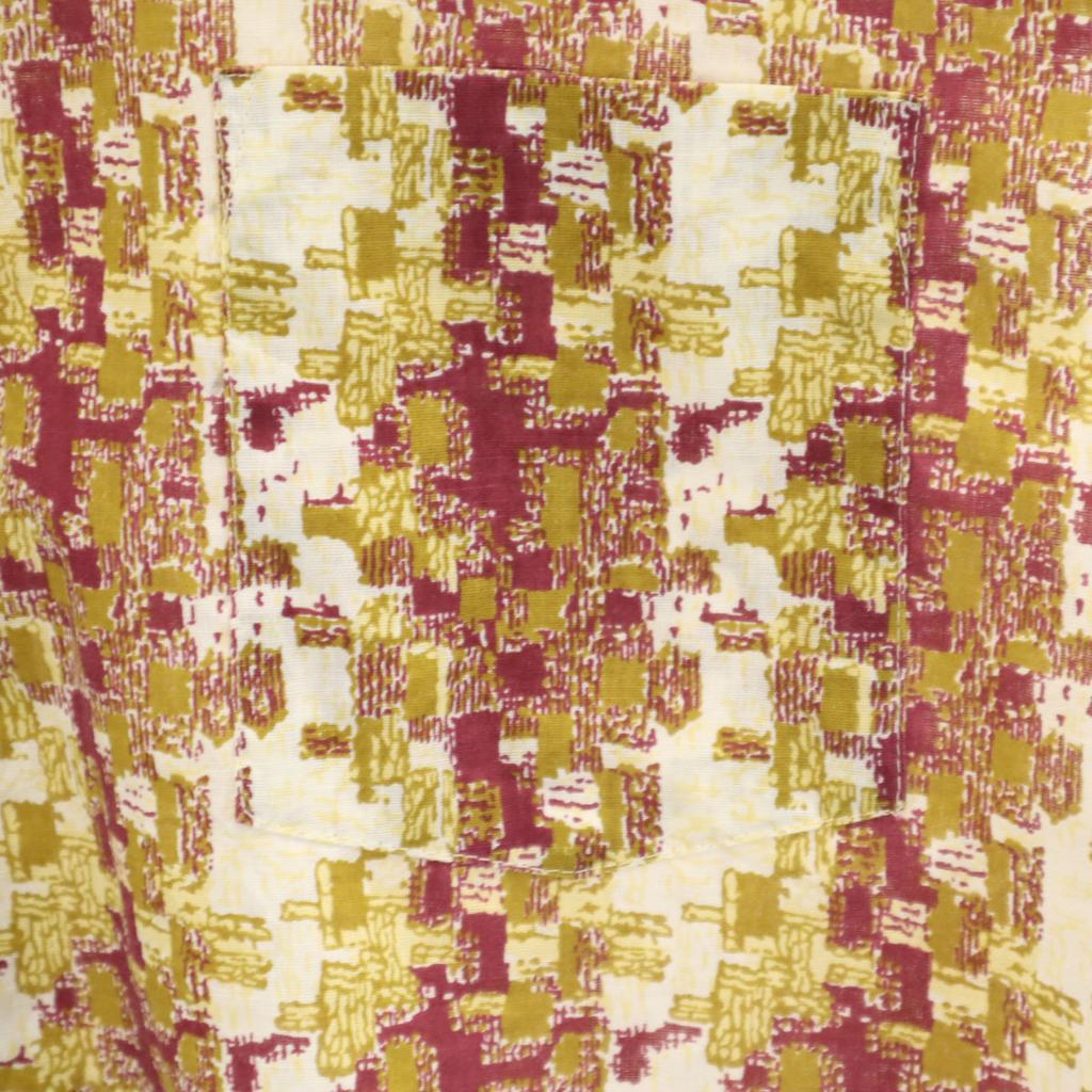 Cambridge 70s Vintage Overall Handle Long Sleeve Shirt L Bordeaux Men's Used