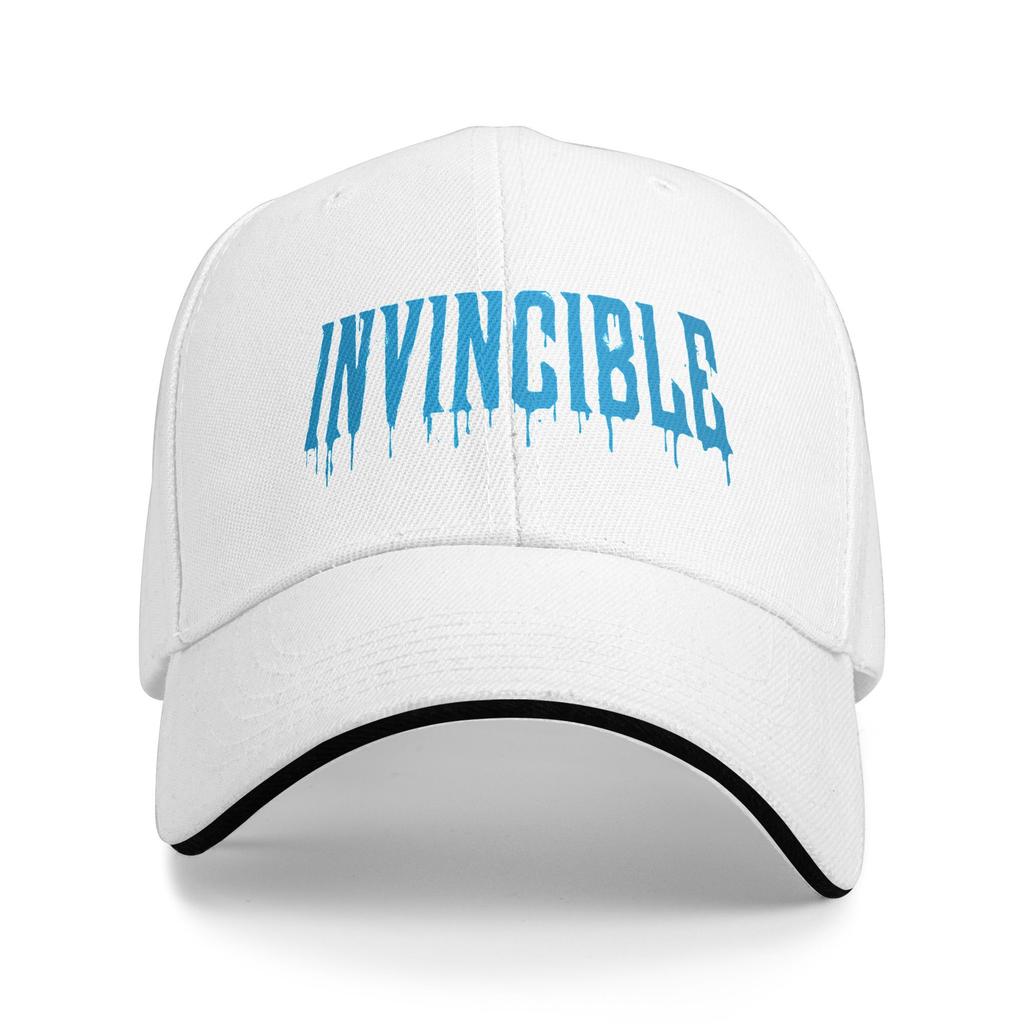 Invincible Paint Drip Logo Casual Baseball Cap Hunting Camping Hats Summer High Quality Unisex-Teens Fitted Retro Baseball Caps