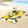 Lemon Fruit Beach Towel Absorbent Quick Dry Bath Towel for Travel Pool Swim Fresh Summer Kitchen Theme Shower Blanket