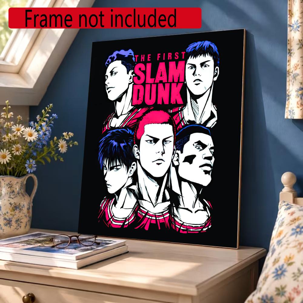 Slam Dunk Chibi 5D Diy Diamond Painting Round Diamond Mosaic Suitable For Beginners Diamond Painting Rhinestones Gift Frameless