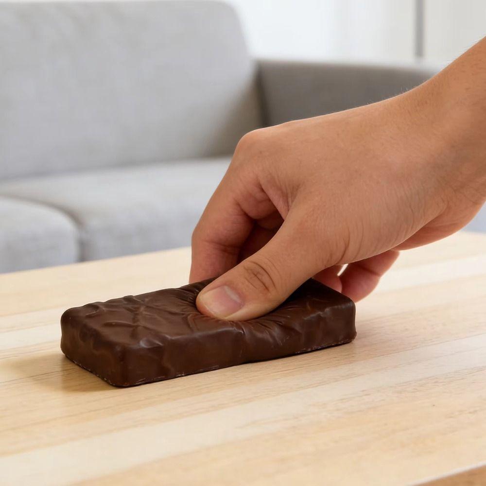 Release Hand Simulation Chocolate Squeeze Toy Sensory Slow Rebound Squeeze Toy for Adult