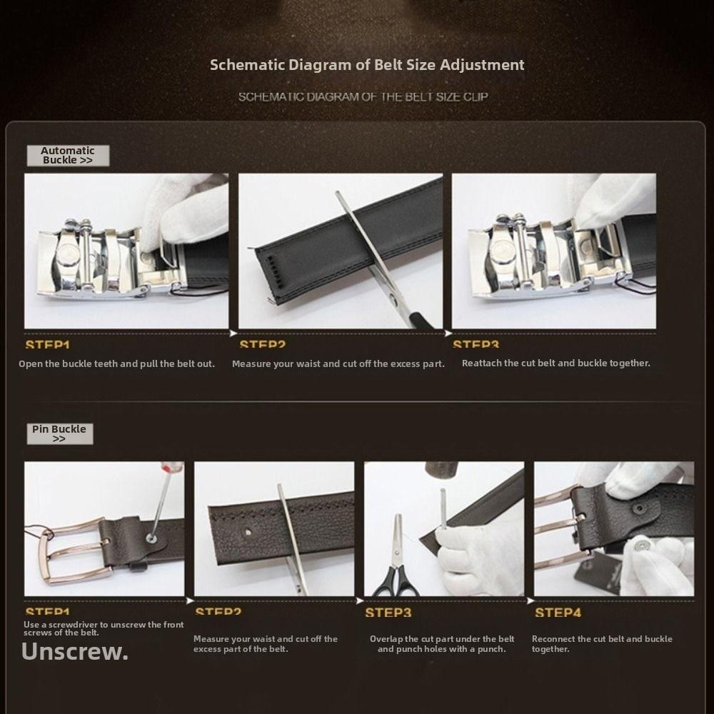 Double Sided Men Leather Belt Retro Male Belt Versatile Pin Buckle Belt Mens Accessories