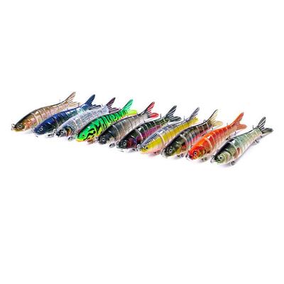 Bunte Crankbaits Schwimmende Weiche Köder zum Angeln auf Barsch