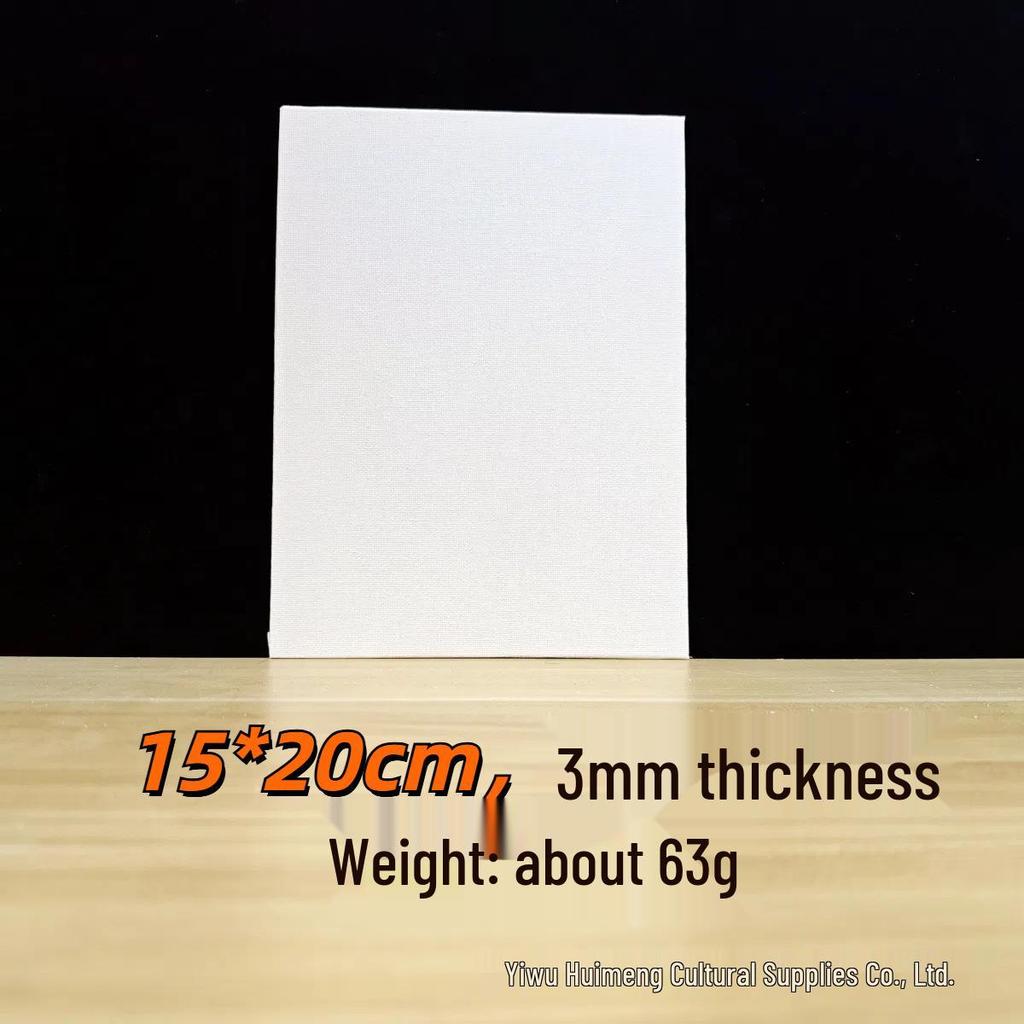 3MM Thin Canvas Drawing Board: Portable Pure Cotton Oil & Acrylic Painting Board for Art Students and Professionals