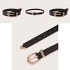 Retro Style Ladies Waist Belt Set With Nickel Alloy Buckles And Natural Elements