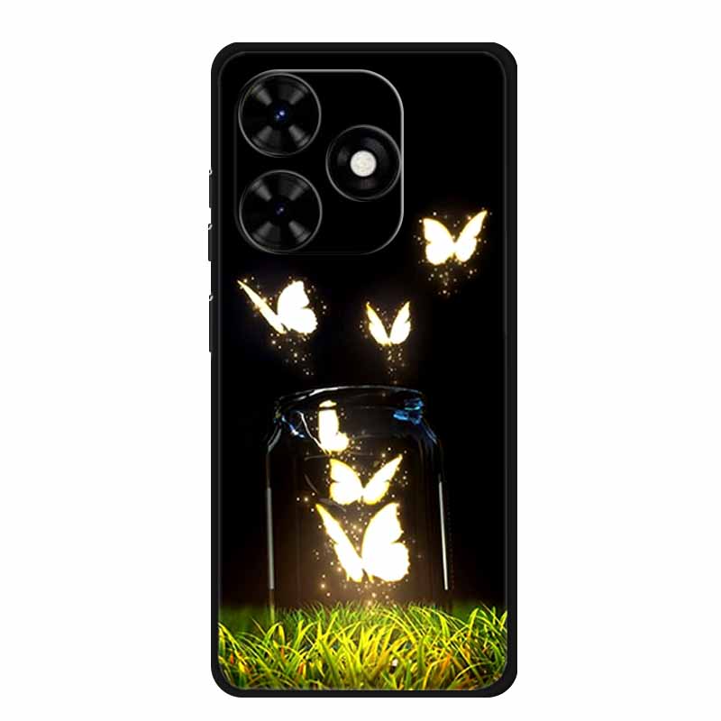Case For Tecno Spark Go 2024 Animals Painted TPU Silicone Soft Phone Cover for Spark Go2024 BG6 Protector Wolf Shockproof Para