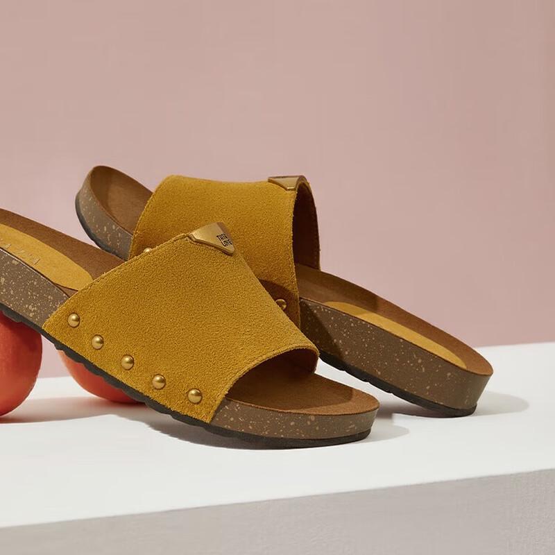 TATA Women s Retro Birkenstock Style Platform Sandals 35
