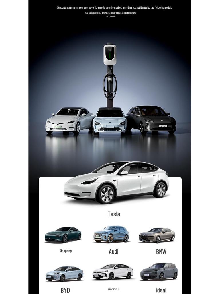 Type 2 European Standard 7kW EV Charger - Home AC Charging Pile for New Energy Vehicles