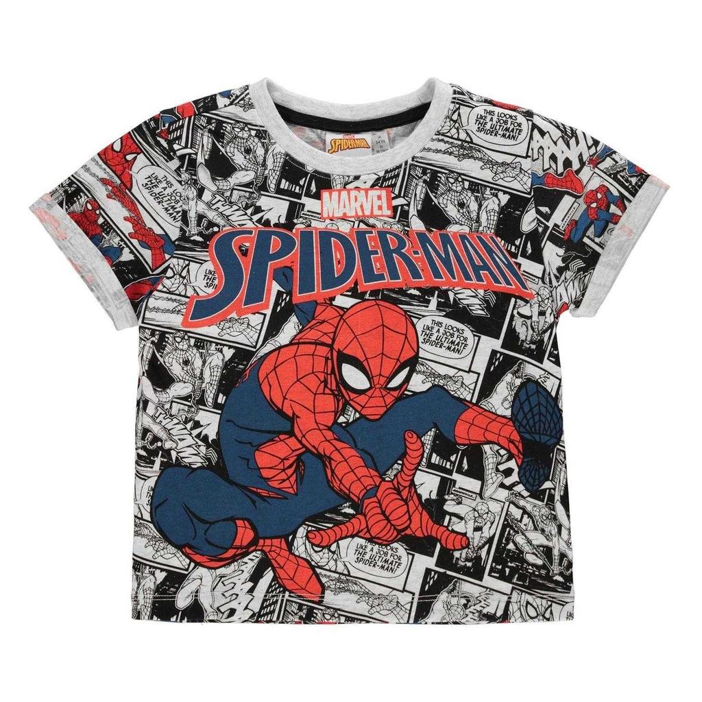 Spider-Man Childrens/Kids Comic Cotton T-Shirt