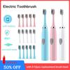 Electric Toothbrush IPX7 Waterproof Sonic Toothbrush DuPont Soft Bristles Adult Large Button Vibration Intelligent Toothbrush