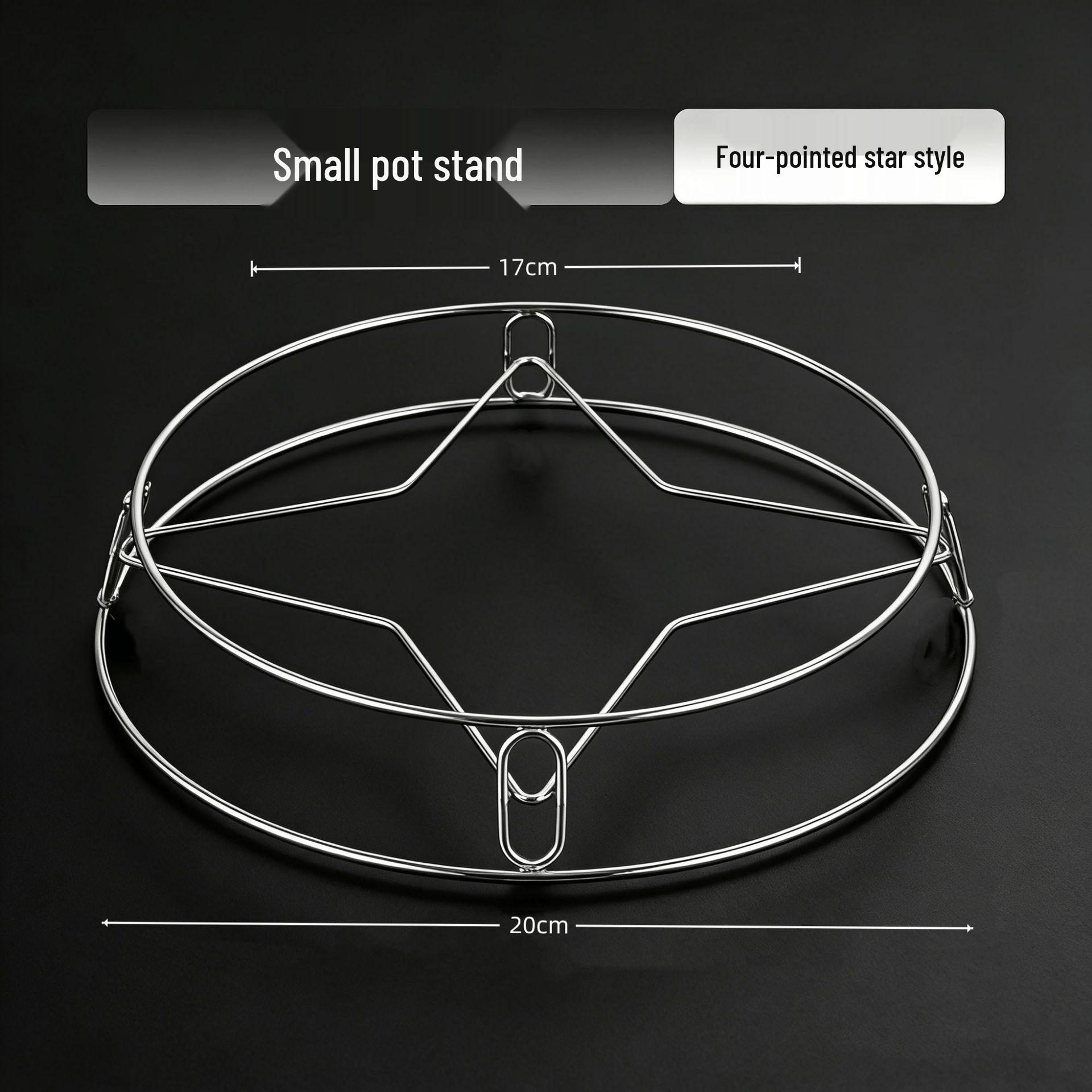 Подставка для крышек кастрюль и полка для теплоизоляции из нержавеющей стали для кухонного хранения 683₽