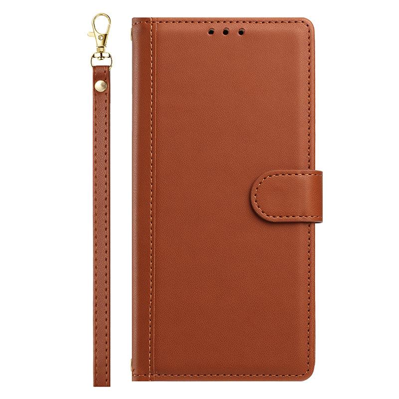 Flip cover mobile phone case is suitable for Apple 17E Samsung Iphone mobile phone leather case card magnetic splicing leather protection