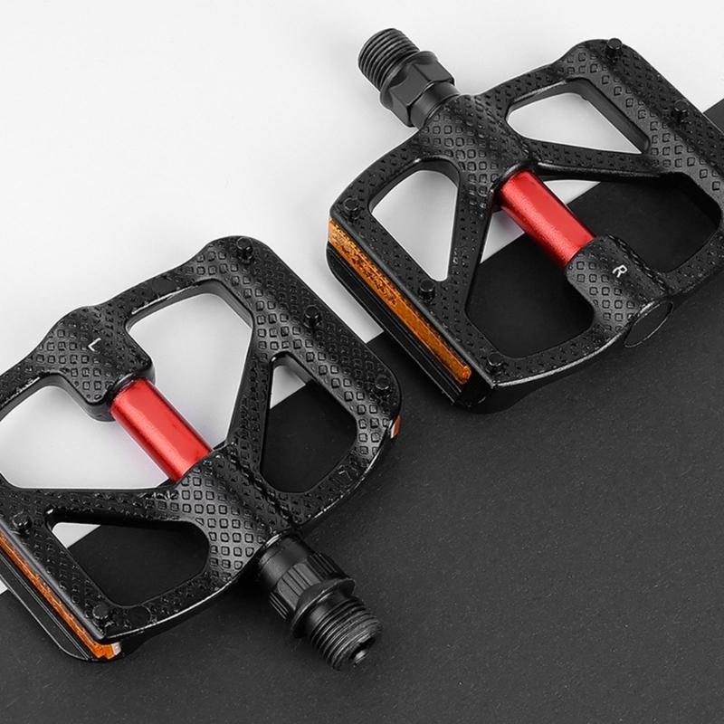 2pcs High Performances Bike Pedals Easyly Install Road Bike Platform Pedals for Mountain Cycling