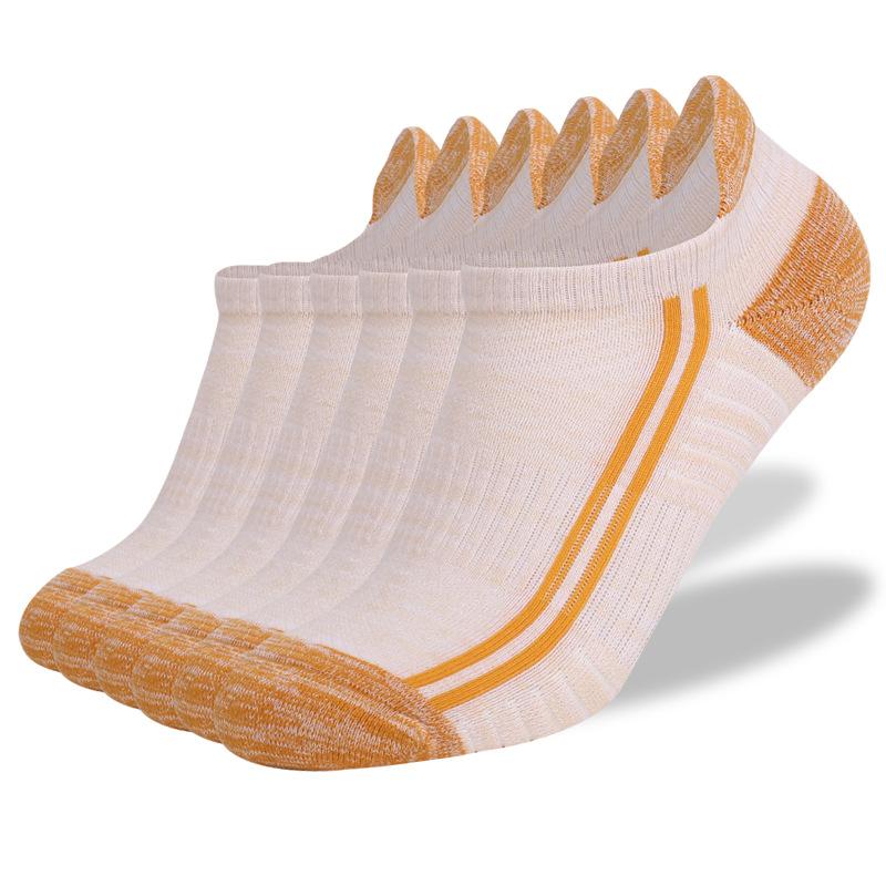 6 Paar Professionelle Laufsocken Damen/Herren Outdoor Sport Atmungsaktiv Verdicken Polster Fitness Wandern Niedrig Geschnitten Kurz Knöchelsocke